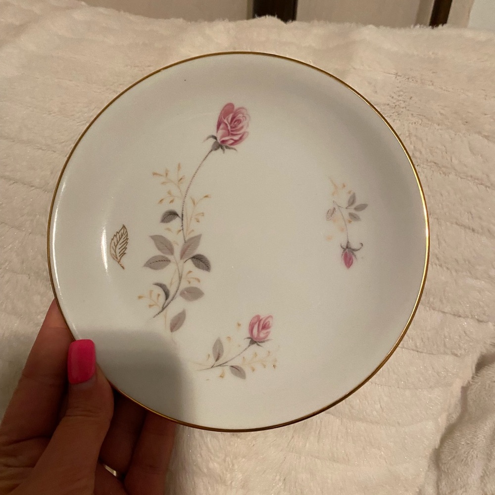 Antique Abalone China Salad Plates Set of 10